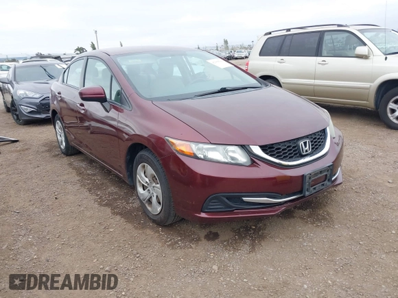 2014 Honda Civic LX z VIN 19XFB2F54EE262041, wystawiony jako IAAI lot #42368360 z przebiegiem 126 820 mil mil oraz . Historia ofert i sprzedaży dostępna na DreamBid. Obrazek 1.