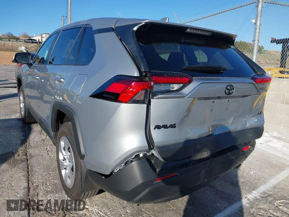 2025 Toyota RAV4 LE with VIN 2T3K1RFV3SW372394, listed as a IAAI auction lot 41616009 with 739 mi miles. Bid and sale history available at carsss.com. Image 18.