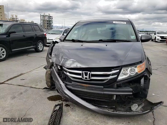 2014 Honda Odyssey EX with VIN 5FNRL5H40EB131943, listed as a Copart auction lot 51936575 with 122,762 mi miles and Salvage Title. Bid and sale history available at carsss.com. Image 12.