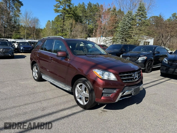2015 Mercedes-Benz M 350 with VIN 4JGDA5JB4FA543183, listed as a Copart auction lot 55183985 with 99,957 mi miles and Clean Title. Bid and sale history available at DreamBid. Image 2.