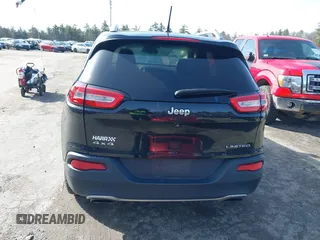 2015 Jeep Cherokee Limited with VIN 1C4PJMDS9FW710969, listed as a IAAI auction lot 41898698 with 144,789 mi miles. Bid and sale history available at carsss.com. Image 16.