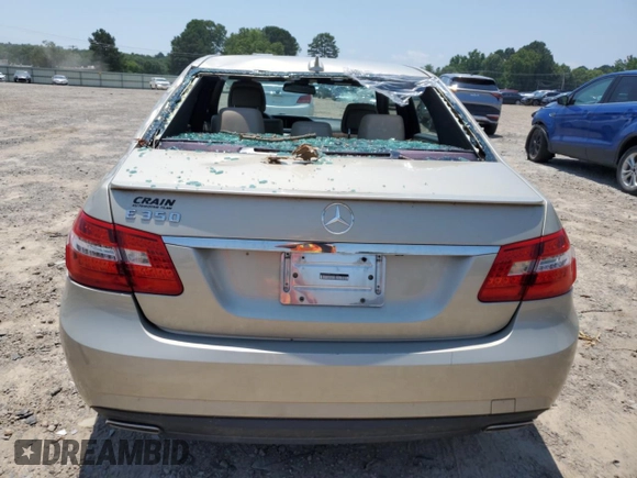 2012 Mercedes-Benz E 350 Luxury with VIN WDDHF5KB0CA567925, listed as a Copart auction lot 59439565 with 80,467 mi miles and Salvage title. Bid and sale history available at DreamBid. Image 6.