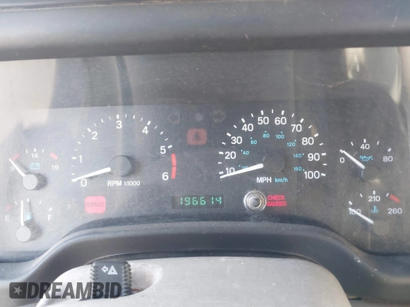 1997 Jeep Wrangler SE with VIN 1J4FY29P0VP522005, listed as a IAAI auction lot 41895863 with 196,614 mi miles. Bid and sale history available at carsss.com. Image 7.