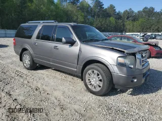 2012 Ford Expedition Max Limited with VIN 1FMJK1K58CEF58596, listed as a Copart auction lot 51736665 with 167,533 mi miles and Salvage Title. Bid and sale history available at DreamBid. Image 4.