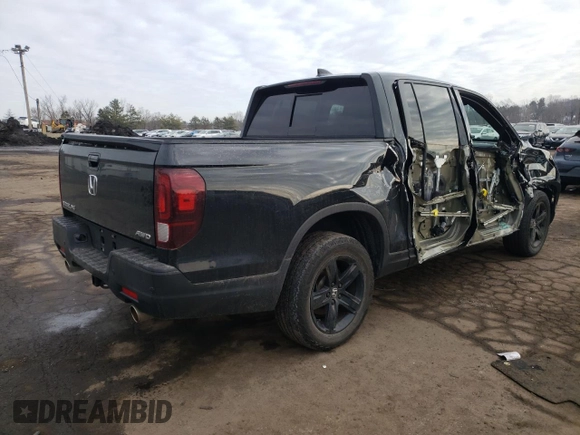 2021 Honda Ridgeline Black Edition с VIN 5FPYK3F83MB014579, выставлен на аукционе Copart как лот 46446935 с пробегом 51 680 миль миль и Списание • Salvage title. История ставок и продаж доступна на DreamBid. Изображение 3.