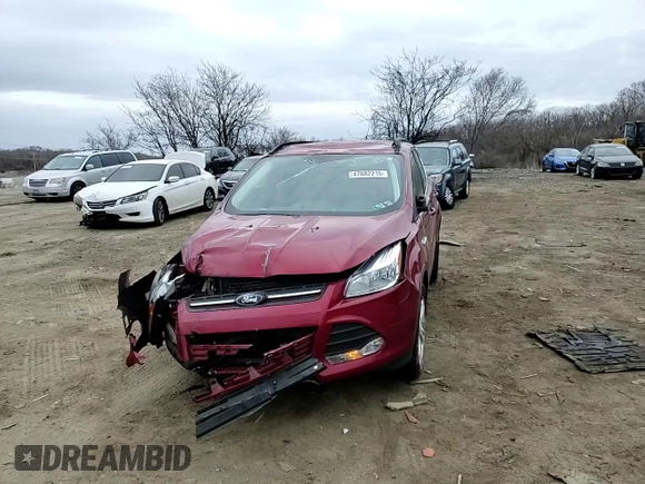2016 Ford Escape SE with VIN 1FMCU9GX8GUB50543, listed as a Copart auction lot 47682215 with 50,763 mi miles and Salvage Title. Bid and sale history available at carsss.com. Image 12.