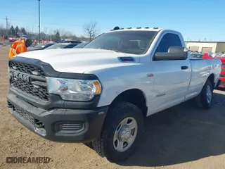 2019 Ram 2500 Tradesman with VIN 3C6MR5AJ0KG643448, listed as a IAAI auction lot 41281882 with 65,536 mi miles. Bid and sale history available at carsss.com. Image 2.