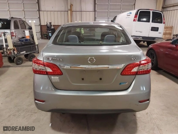 2013 Nissan Sentra SV with VIN 3N1AB7APXDL726530, listed as a IAAI auction lot 41618481 with 187,337 mi miles. Bid and sale history available at carsss.com. Image 16.