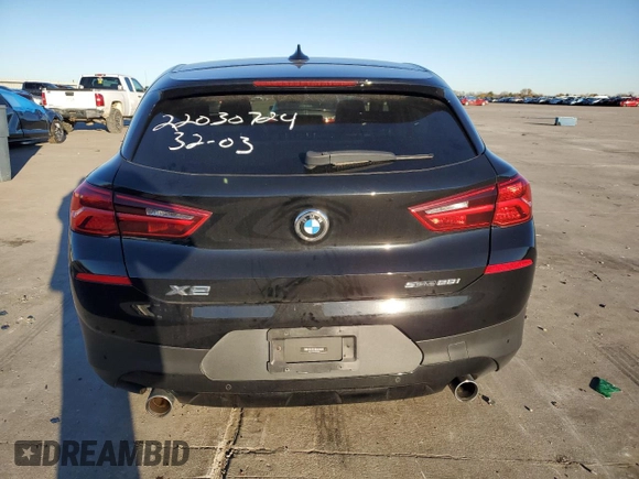2020 BMW X2 sDrive28i with VIN WBXYH9C09L5P36280, listed as a Copart auction lot 69008942 with 57,925 mi miles. Bid and sale history available at carsss.com. Image 6.
