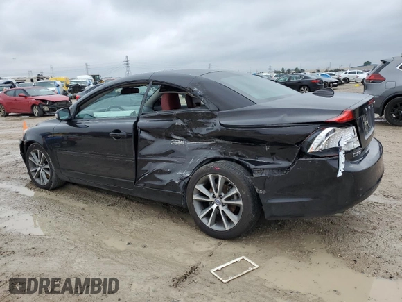 2012 Volvo C70 T5 with VIN YV1672MC8CJ127982, listed as a Copart auction lot 42875615 with 96,906 mi miles and Salvage Title. Bid and sale history available at carsss.com. Image 2.