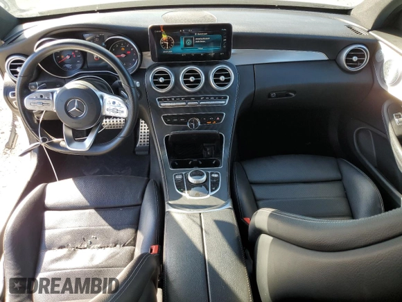 2019 Mercedes-Benz C 300 z VIN WDDWJ8DB0KF823535, wystawiony jako Copart lot #47052565 z przebiegiem 56 707 mil mil oraz Szkoda całkowita • Salvage title. Historia ofert i sprzedaży dostępna na DreamBid. Obrazek 8.