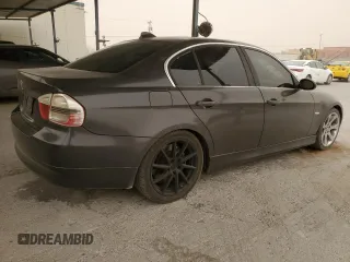 2006 BMW 3 Series 330i with VIN WBAVB33526KS32828, listed as a Copart auction lot 48359995 with 121,936 mi miles and Salvage Title. Bid and sale history available at carsss.com. Image 3.