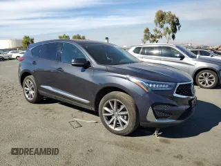 2021 Acura RDX w/Technology Package with VIN 5J8TC2H59ML038526, listed as a Copart auction lot 77088674 with 0 mi miles and Salvage Title. Bid and sale history available at carsss.com. Image 4.
