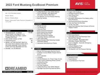 2022 Ford Mustang EcoBoost with VIN 1FATP8UH8N5100905, listed as a Copart auction lot 85197454 with 40,629 mi miles and Salvage Title. Bid and sale history available at carsss.com. Image 12.