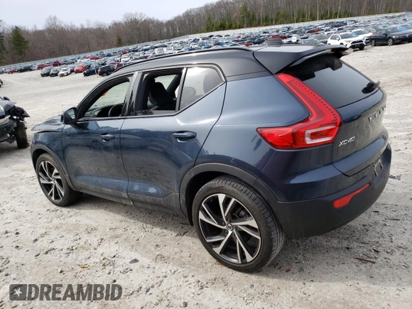 2022 Volvo XC40 R-Design with VIN YV4162UM6N2783586, listed as a Copart auction lot 51628425 with Not provided miles and Salvage title. Bid and sale history available at DreamBid. Image 2.