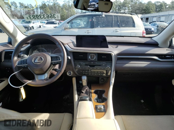 2019 Lexus RX with VIN 2T2BGMCA4KC029859, listed as a Copart auction lot 36633993 with 52,099 mi miles. Bid and sale history available at carsss.com. Image 8.