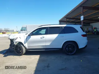 2025 Mercedes-Benz GLS 450 with VIN 4JGFF5KE5SB338205, listed as a IAAI auction lot 41748715 with 3,796 mi miles and . Bid and sale history available at DreamBid. Image 15.