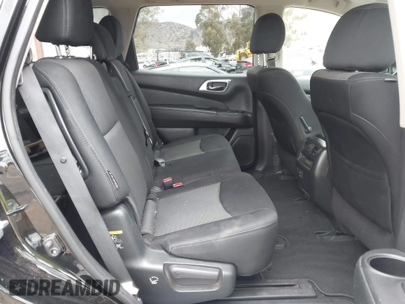 2018 Nissan Pathfinder S with VIN 5N1DR2MN1JC640710, listed as a IAAI auction lot 41589166 with 93,554 mi miles and . Bid and sale history available at DreamBid. Image 8.