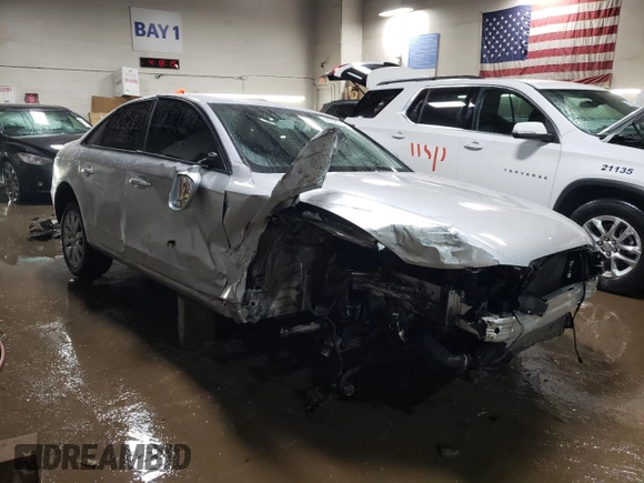 2014 Audi A4 Premium with VIN WAUBFAFL9EA048898, listed as a Copart auction lot 47558915 with 177,073 mi miles and Salvage Title. Bid and sale history available at carsss.com. Image 4.