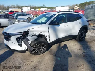 2025 Chevrolet Trax 2RS with VIN KL77LJEP0SC025657, listed as a IAAI auction lot 41867254 with 17,184 mi miles. Bid and sale history available at carsss.com. Image 18.