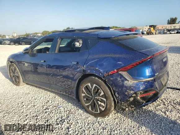 2022 Kia EV6 GT-Line with VIN KNDC44LAXN5037208, listed as a Copart auction lot 47805275 with 55,284 mi miles and Non Repairable. Bid and sale history available at DreamBid. Image 2.
