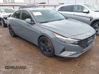 2021 Hyundai Elantra SEL with VIN KMHLN4AG6MU090007, listed as a IAAI auction lot 41457374 with 99,045 mi miles. Bid and sale history available at carsss.com. Image 1.