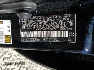 2011 Toyota Prius I with VIN JTDKN3DU5B5299371, listed as a Copart auction lot 46093655 with 165,171 mi miles and Salvage Title. Bid and sale history available at carsss.com. Image 13.