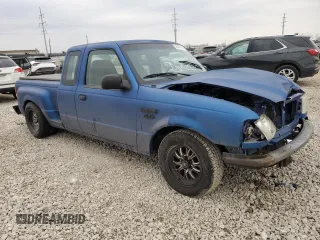1999 Ford Ranger XL with VIN 1FTYR14V7XPB28399, listed as a Copart auction lot 48479455 with 133,285 mi miles and Salvage Title. Bid and sale history available at carsss.com. Image 4.
