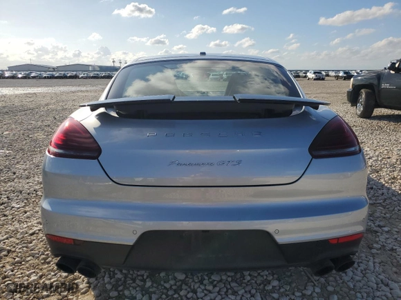 2014 Porsche Panamera GTS with VIN WP0AF2A7XEL083288, listed as a Copart auction lot 85196024 with 87,416 mi miles and Clean Title. Bid and sale history available at carsss.com. Image 6.