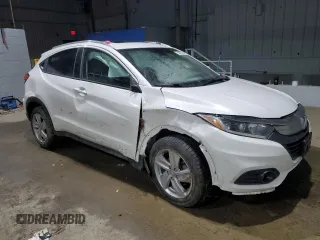 2020 Honda HR-V EX with VIN 3CZRU6H56LM731865, listed as a Copart auction lot 86542994 with 91,532 mi miles and Salvage Title. Bid and sale history available at carsss.com. Image 4.
