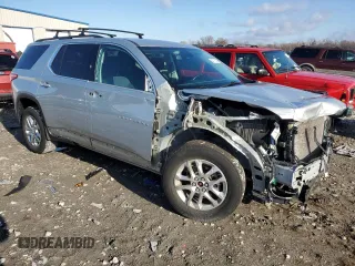 2021 Chevrolet Traverse LT Cloth z VIN 1GNEVGKW1MJ150675, wystawiony jako Copart lot #84713524 z przebiegiem 32 440 mil mil oraz Szkoda całkowita • Salvage title. Historia ofert i sprzedaży dostępna na DreamBid. Obrazek 4.