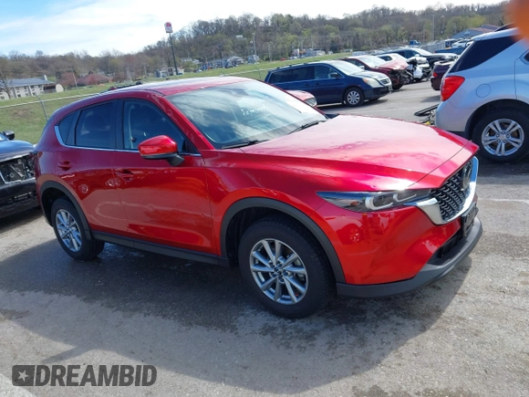 2023 Mazda CX-5 S Preferred with VIN JM3KFBCM1P0192760, listed as a IAAI auction lot 41872464 with 19,005 mi miles and . Bid and sale history available at carsss.com. Image 13.