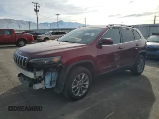 2019 Jeep Cherokee Latitude Plus with VIN 1C4PJMLB4KD477946, listed as a Copart auction lot 84726554 with 79,643 mi miles and Salvage Title. Bid and sale history available at carsss.com. Image 1.