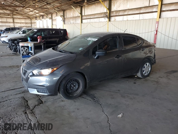 2020 Nissan Versa S with VIN 3N1CN8DV7LL903467, listed as a Copart auction lot 61682215 with 71,340 mi miles and Salvage title. Bid and sale history available at DreamBid. Image 1.