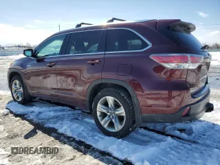 2016 Toyota Highlander Limited with VIN 5TDDCRFH0GS018564, listed as a Copart auction lot 52256205 with 230,211 mi miles and Clean title. Bid and sale history available at DreamBid. Image 2.