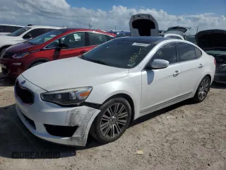 2014 Kia Cadenza Premium with VIN KNALN4D72E5167044, listed as a Copart auction lot 76995534 with 0 mi miles and Non Repairable. Bid and sale history available at carsss.com. Image 1.