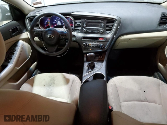 2015 Kia Optima LX z VIN 5XXGM4A77FG413983, wystawiony jako Copart lot #58971875 z przebiegiem 167 689 mil mil oraz Czysty tytuł • Clean title. Historia ofert i sprzedaży dostępna na DreamBid. Obrazek 8.