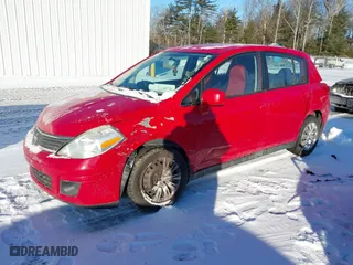 2008 Nissan Versa 1.8 S with VIN 3N1BC13E08L444820, listed as a IAAI auction lot 41458511 with 154,850 mi miles. Bid and sale history available at carsss.com. Image 2.