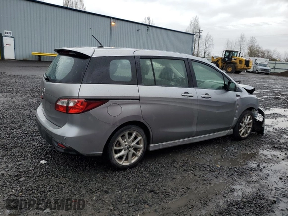2013 Mazda 5 Touring with VIN JM1CW2CLXD0153519, listed as a Copart auction lot 48954545 with Not Provided miles and Salvage Title. Bid and sale history available at carsss.com. Image 3.