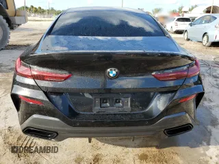 2024 BMW 8 Series 840i with VIN WBAGV2C07LCE26407, listed as a Copart auction lot 76743714 with 44,037 mi miles and Salvage Title. Bid and sale history available at carsss.com. Image 6.