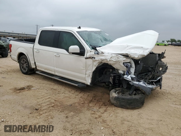 2020 Ford F-150 XL with VIN 1FTEW1CP4LKF46733, listed as a Copart auction lot 55809085 with 54,699 mi miles and Salvage title. Bid and sale history available at DreamBid. Image 4.