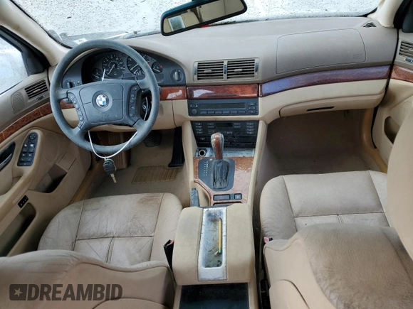 1999 BMW 5 Series 528iA with VIN WBADM633XXBY20578, listed as a Copart auction lot 68376904 with 0 mi miles and Salvage Title. Bid and sale history available at carsss.com. Image 7.