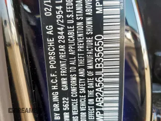 2018 Porsche Macan S with VIN WP1AB2A56JLB35650, listed as a Copart auction lot 57789255 with 59,025 mi miles and Salvage title. Bid and sale history available at DreamBid. Image 14.