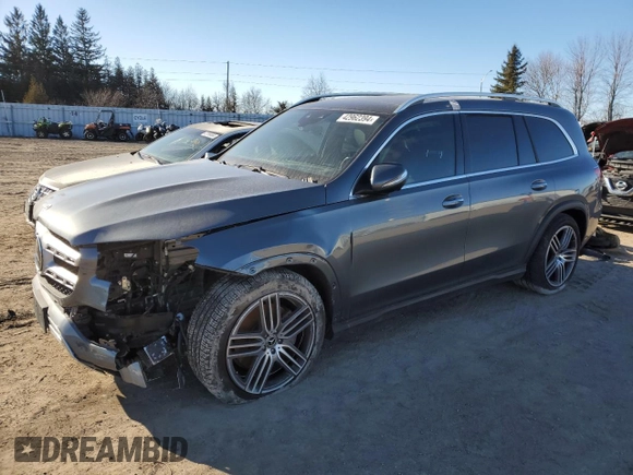 2023 Mercedes-Benz GLS 450 with VIN 4JGFF5KE4PA962865, listed as a Copart auction lot 42962394 with 14,343 mi miles and . Bid and sale history available at DreamBid. Image 1.
