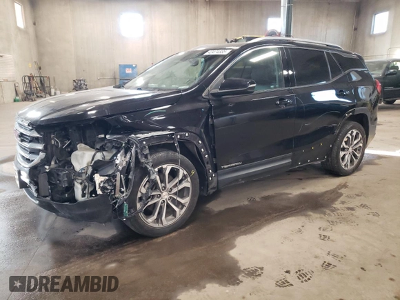 2018 GMC Terrain SLT with VIN 3GKALVEXXJL149278, listed as a Copart auction lot 43474335 with 111,131 mi miles and Salvage Title. Bid and sale history available at carsss.com. Image 1.