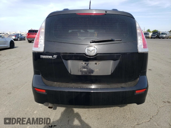 2010 Mazda 5 Sport with VIN JM1CR2WL0A0376490, listed as a Copart auction lot 54606765 with 196,773 mi miles and Clean Title. Bid and sale history available at carsss.com. Image 6.