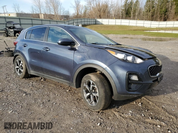 2022 Kia Sportage LX with VIN KNDPMCAC6N7982886, listed as a Copart auction lot 51713565 with 43,416 mi miles and Salvage Title. Bid and sale history available at DreamBid. Image 4.