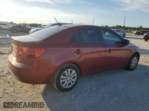 2011 Kia Forte EX with VIN KNAFU4A20B5459585, listed as a Copart auction lot 76109284 with 96,805 mi miles and Salvage Title. Bid and sale history available at carsss.com. Image 3.