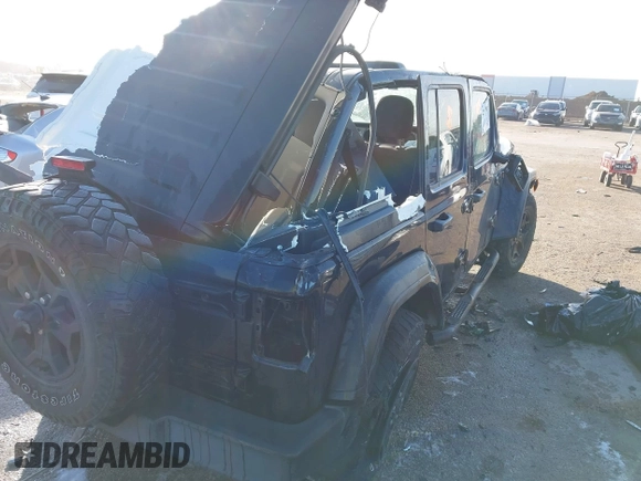 2020 Jeep Wrangler Unlimited Sport S с VIN 1C4HJXDG1LW237484, выставлен на аукционе IAAI как лот 41310965 с пробегом Не указан миль и . История ставок и продаж доступна на DreamBid. Изображение 4.