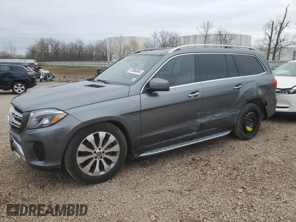 2019 Mercedes-Benz GLS 450 with VIN 4JGDF6EE2KB238314, listed as a Copart auction lot 81884644 with 20,552 mi miles and Non Repairable. Bid and sale history available at DreamBid. Image 1.